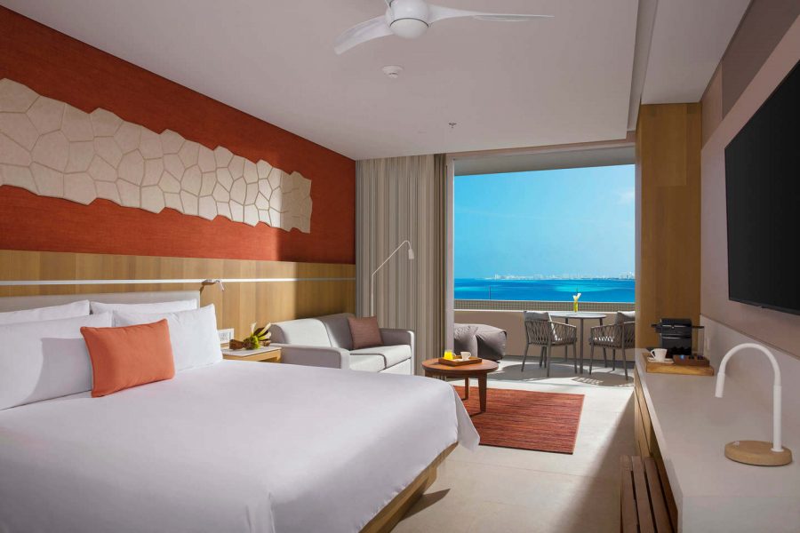 Hotel room view at Dreams Vista Cancun Golf & Spa Resort