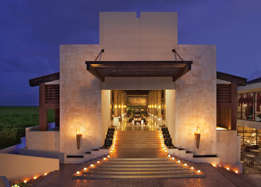 Hotel Entrance - Dreams Riviera Cancun