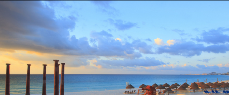 Beach View at Krystal Cancun Beach Resort Mexico