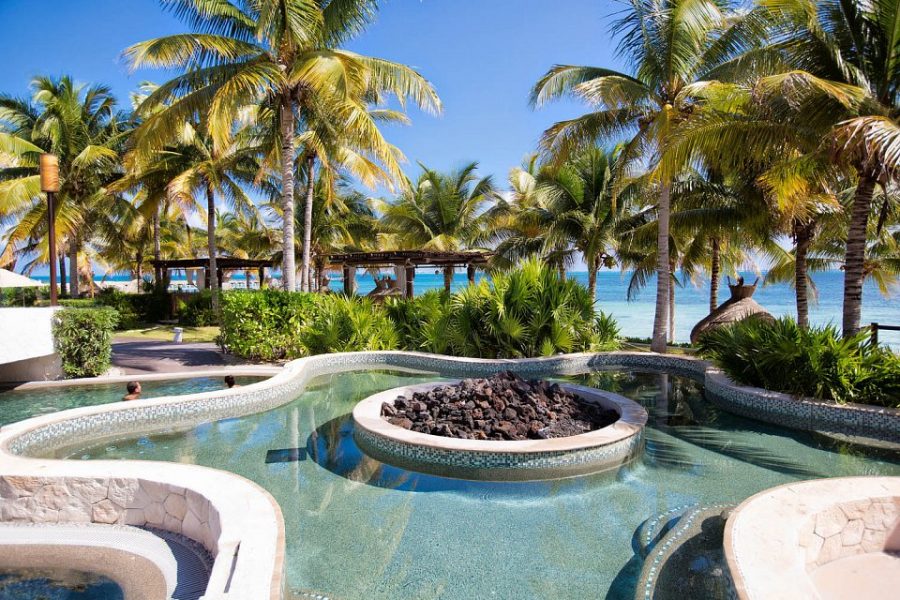 Outfoor Jacuzzi | Villa del Palmar Cancun Idyllic Mexican Caribbean Resort