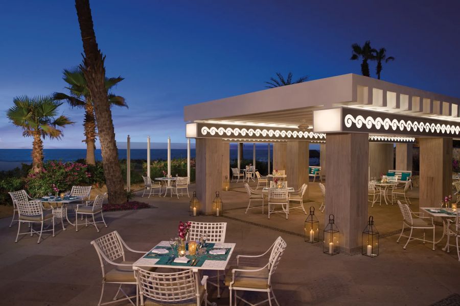 Patio at Dreams® Los Cabos Suites Golf Resort & Spa