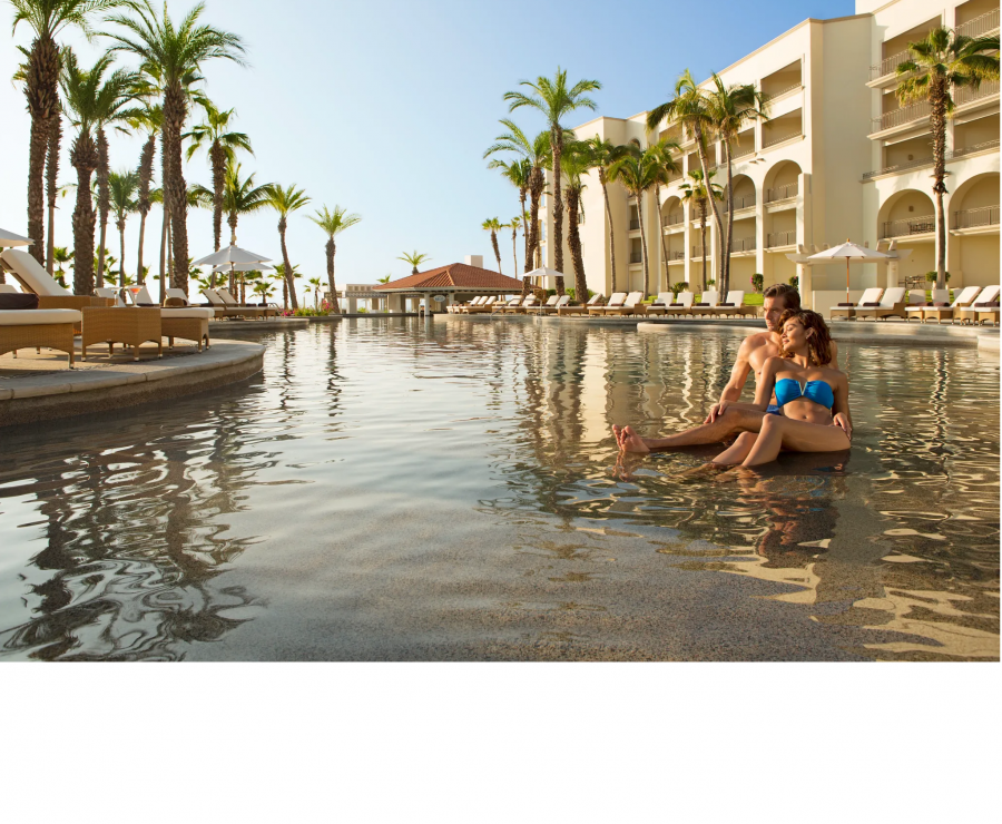 Pool view at Dreams® Los Cabos Suites Golf Resort & Spa