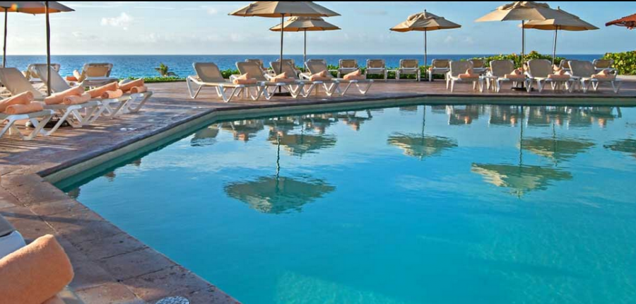 Stunning Pool View at Grand Park Royal Cancún Hotel